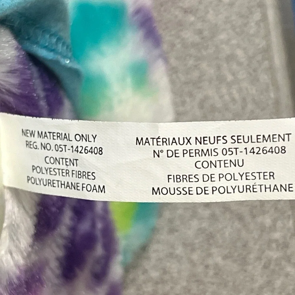 Build‎ a Bear Workshop Multicolor Tie Dye Leopard Plush Bear Blue Shirt Bandana